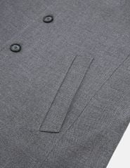 Áo măng tô ngắn nam cổ bẻ