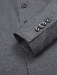 Áo măng tô ngắn nam cổ bẻ