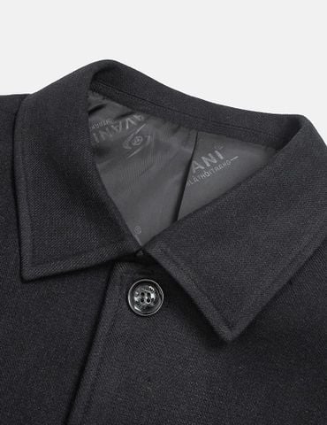 Áo măng tô ngắn nam cổ bẻ