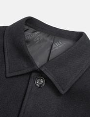 Áo măng tô ngắn nam cổ bẻ