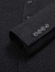 Áo măng tô ngắn nam cổ bẻ