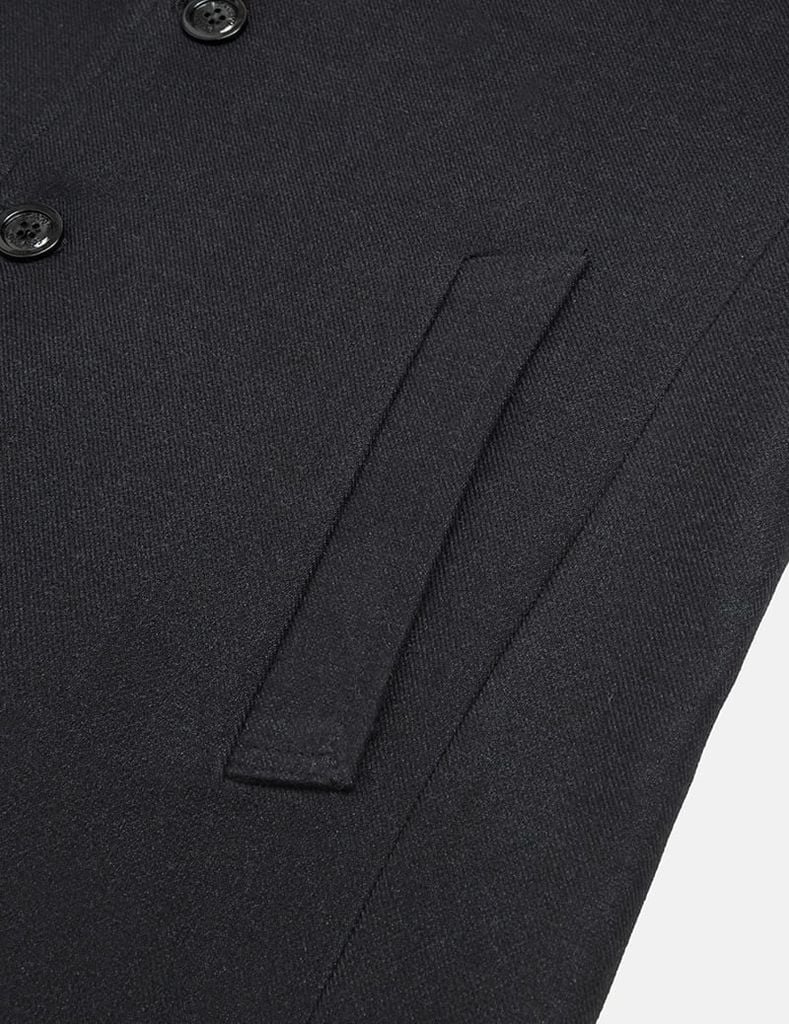 Áo măng tô ngắn nam cổ bẻ