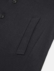 Áo măng tô ngắn nam cổ bẻ