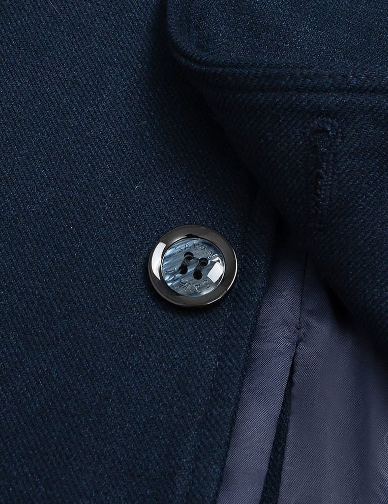 Áo măng tô ngắn nam cổ bẻ