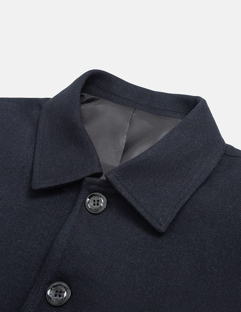 Áo măng tô ngắn nam cổ bẻ