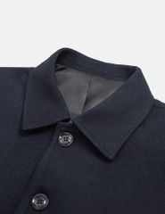 Áo măng tô ngắn nam cổ bẻ