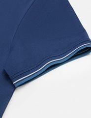 Áo polo nam ngắn tay hình in trước ngực