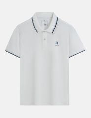 Áo polo nam ngắn tay hình in trước ngực