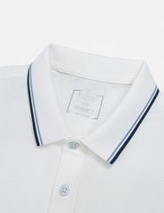 Áo polo nam ngắn tay hình in trước ngực
