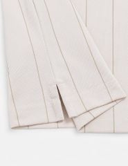 Áo polo ngắn tay nam kẻ sọc thêu logo trước ngực