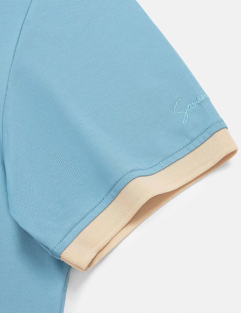 Áo polo ngắn tay nam thêu logo tay