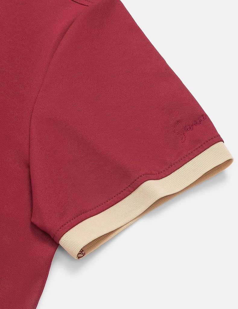 Áo polo ngắn tay nam thêu logo tay