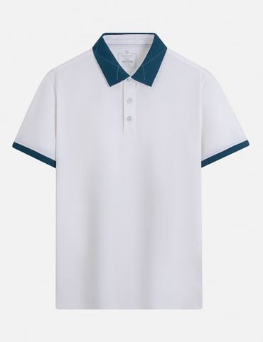 Áo polo ngắn tay nam thêu logo tay