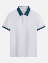 Áo polo ngắn tay nam thêu logo tay