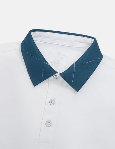 Áo polo ngắn tay nam thêu logo tay