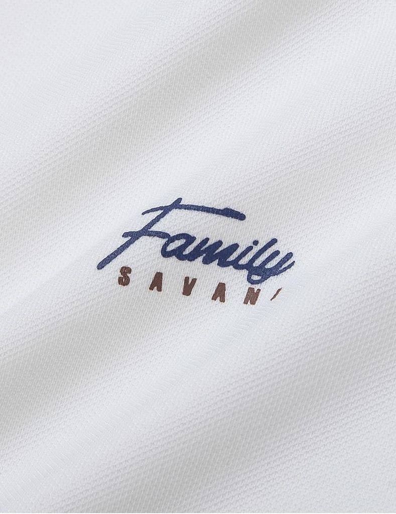 Áo polo nam phối tay hình in trước ngực