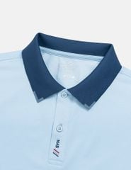 Áo polo nam hình thêu ở nẹp cổ