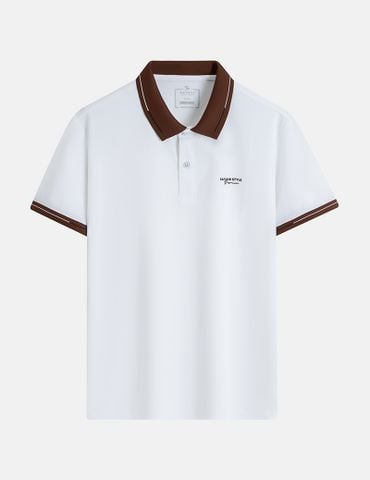 Áo polo nam hình thêu trước ngực