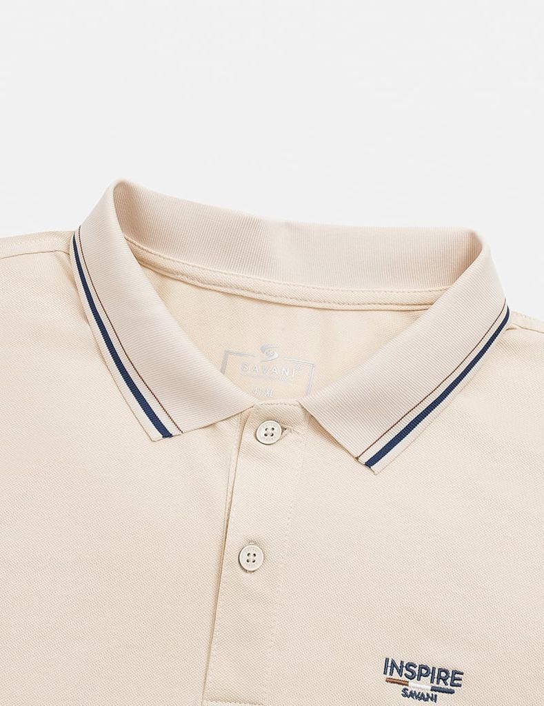 Áo polo ngắn tay nam ngực thêu logo