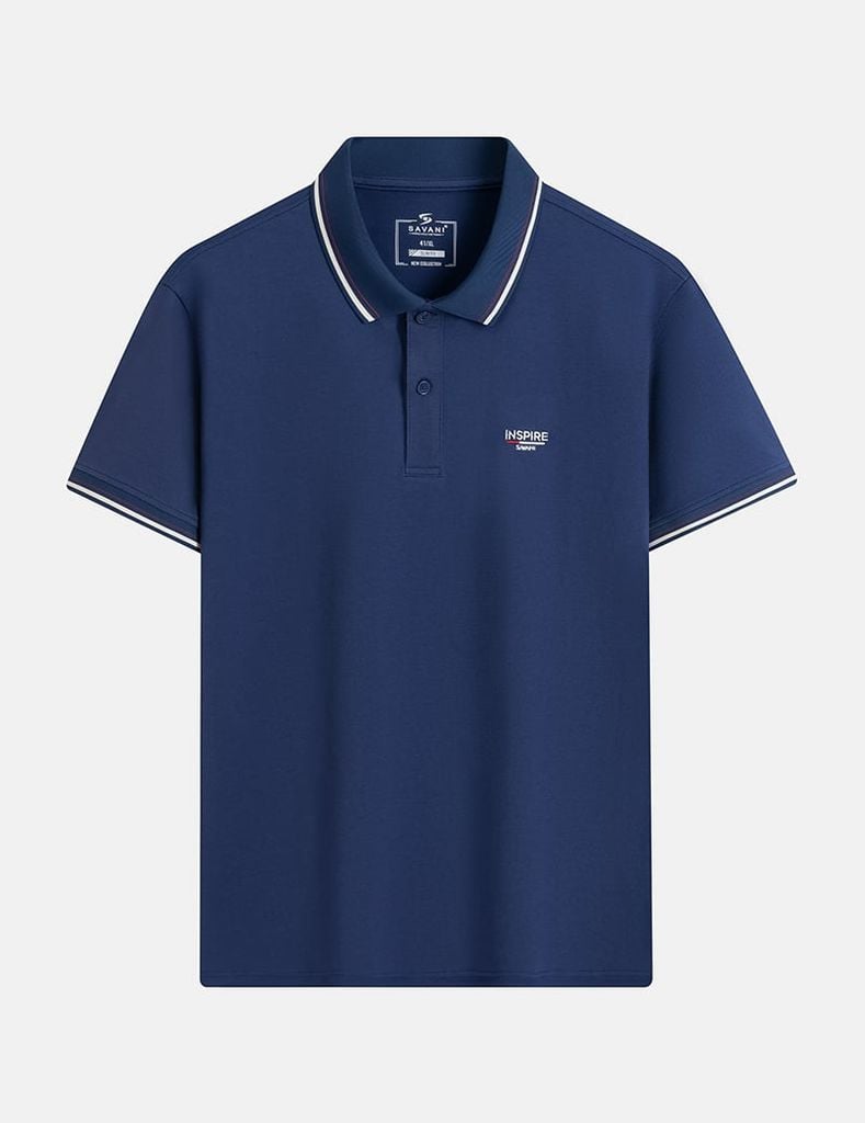 Áo polo ngắn tay nam ngực thêu logo