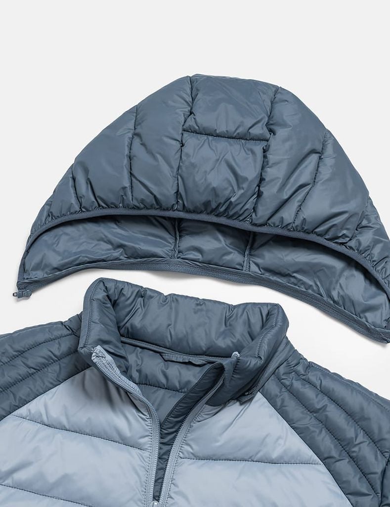 Áo phao nam siêu nhẹ phối khác màu