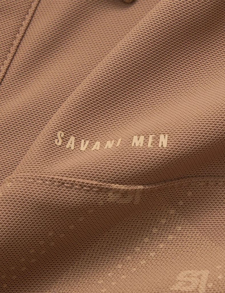 Áo polo nam ngắn tay in logo trước ngực