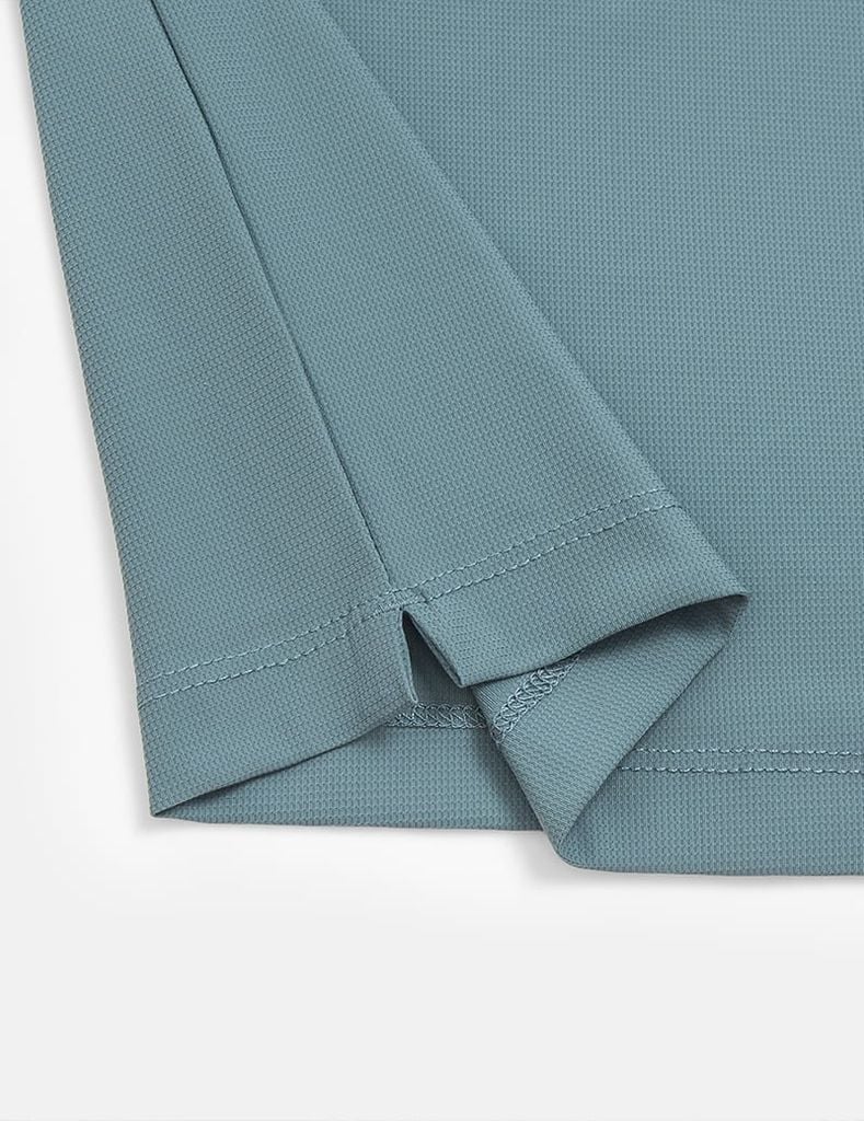 Áo polo ngắn tay nam dọc nẹp in cao su