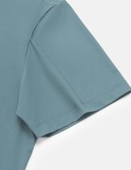 Áo polo ngắn tay nam dọc nẹp in cao su