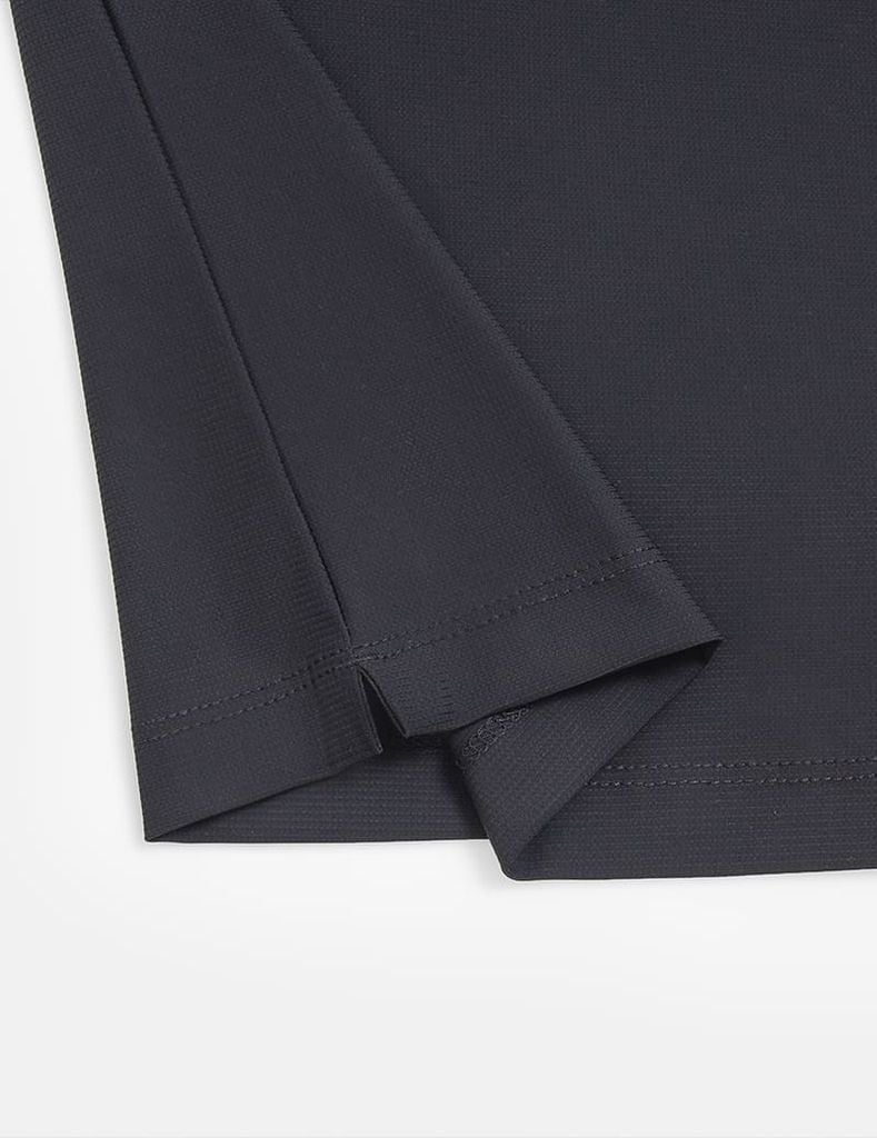 Áo polo ngắn tay nam dọc nẹp in cao su