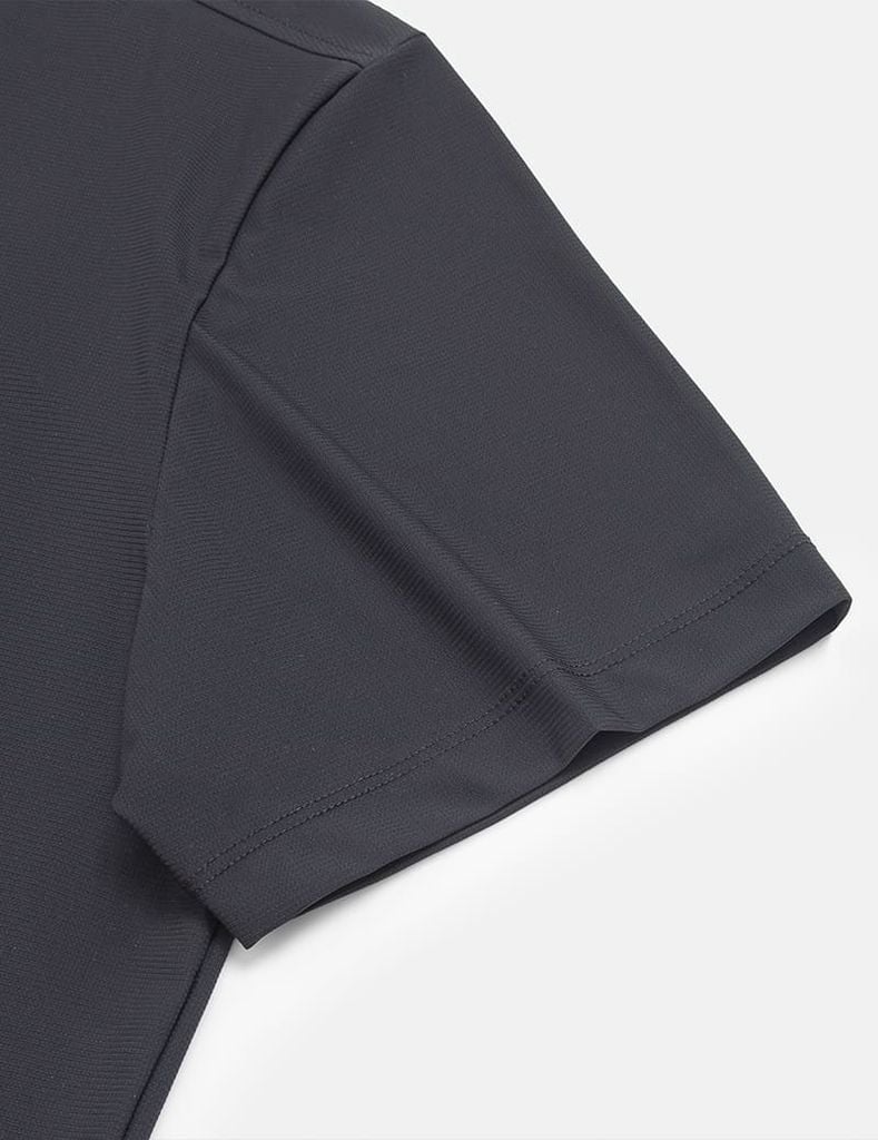 Áo polo ngắn tay nam dọc nẹp in cao su