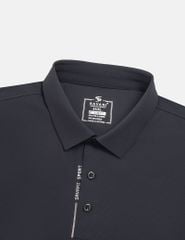 Áo polo ngắn tay nam dọc nẹp in cao su