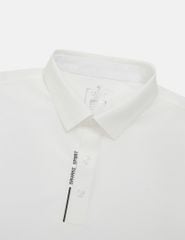 Áo polo ngắn tay nam dọc nẹp in cao su