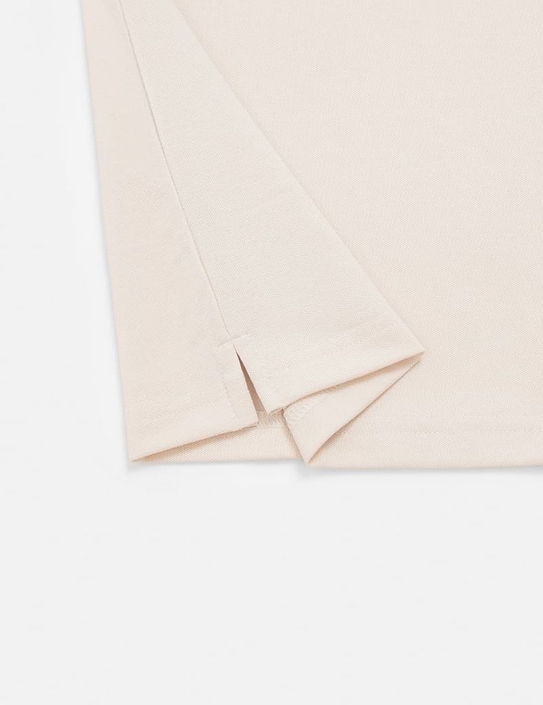 Áo polo ngắn tay nam thân phối màu hình thêu trước ngực