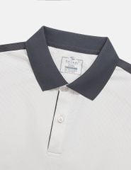 Áo polo ngắn tay nam phối cổ vai