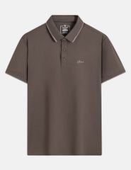 Áo polo ngắn tay nam cổ dệt logo