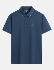Áo polo ngắn tay nam cổ dệt logo