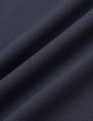 Áo thun ngắn tay có cổ nam logo cao su trước ngực