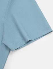 Áo polo nam ngắn tay in logo cao su ngực