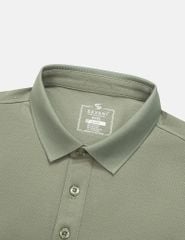 Áo polo ngắn tay nam thêu logo trước ngực
