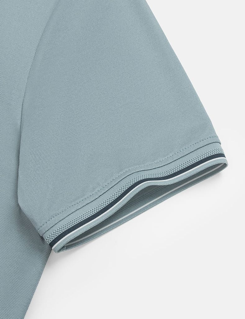 Áo polo nam ngắn tay ngực thêu logo nhỏ