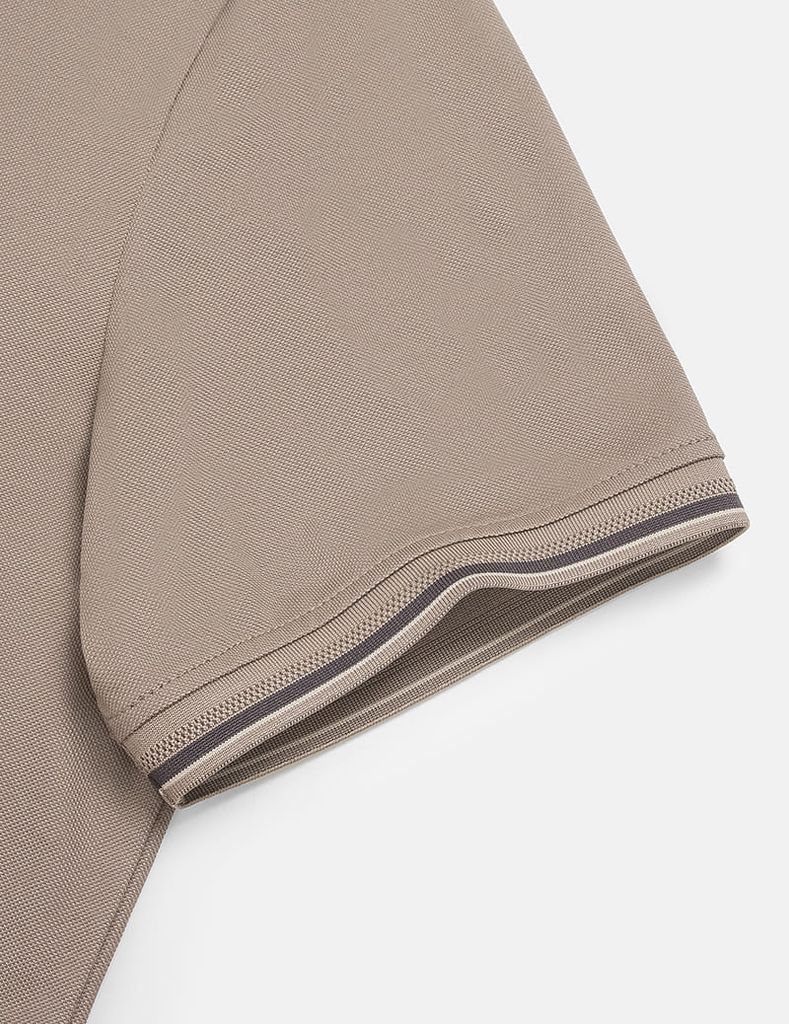 Áo polo nam ngắn tay ngực thêu logo nhỏ