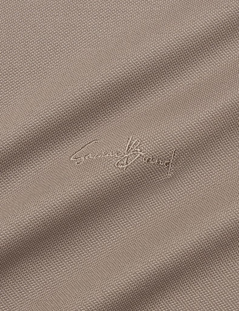 Áo polo nam ngắn tay ngực thêu logo nhỏ