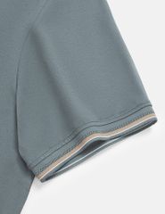 Áo polo nam ngắn tay ngực thêu logo nhỏ