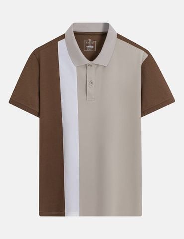 Áo polo nam ngắn tay phối màu