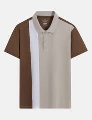 Áo polo nam ngắn tay phối màu