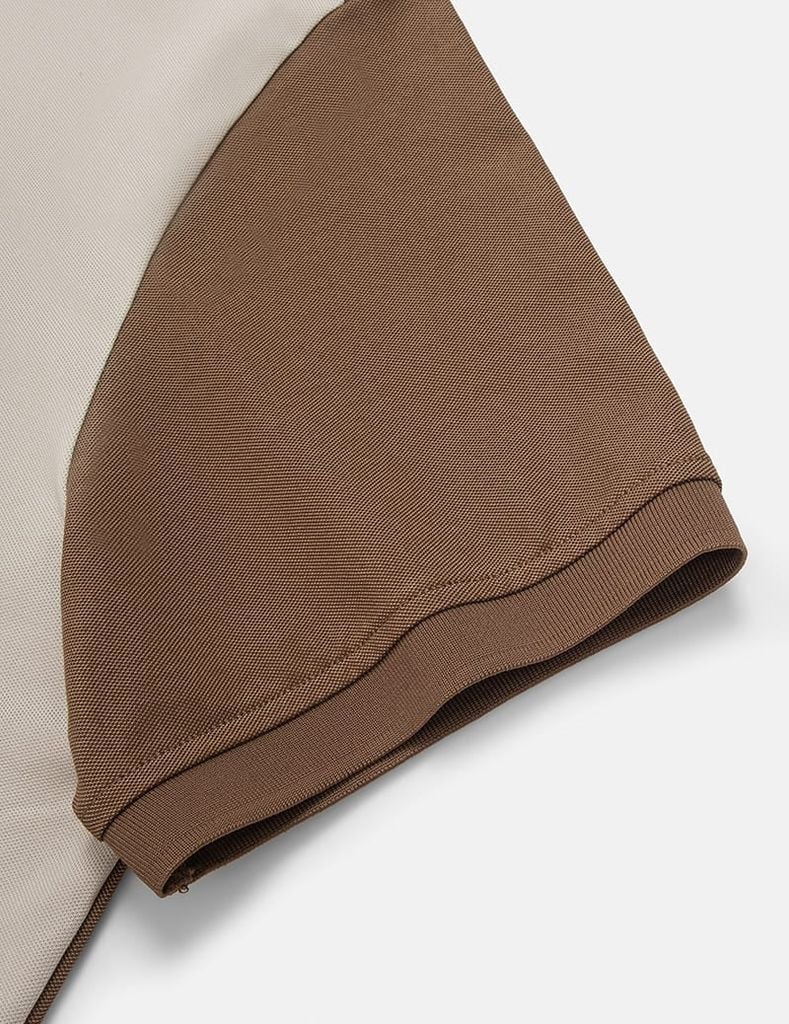 Áo polo nam ngắn tay phối màu