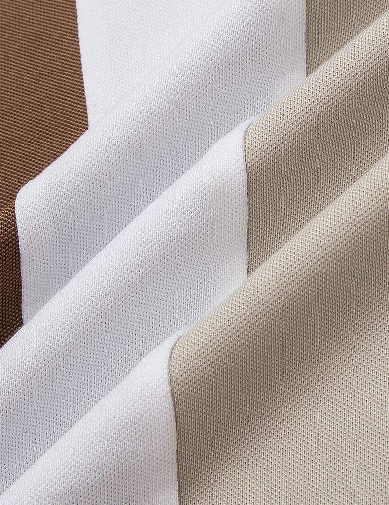 Áo polo nam ngắn tay phối màu