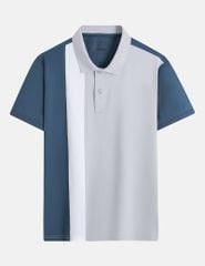 Áo polo nam ngắn tay phối màu