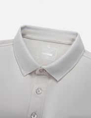 Áo polo nam cổ bo trơn phối vải ngang ngực