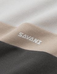 Áo polo nam cổ bo trơn phối vải ngang ngực